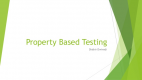 Property Based Testing