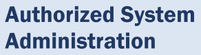 Image for the Authorized System Administration